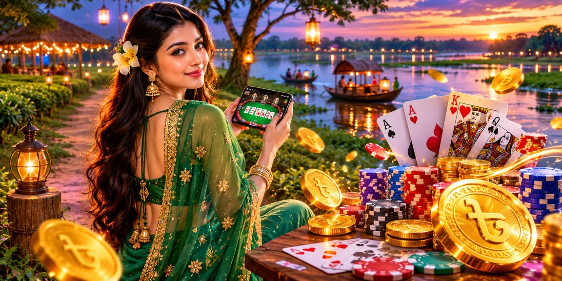 বাংলাদেশে পোকার গেম ও টাকা নিয়ে খেলোয়াড়ের আগ্রহের দৃশ্য