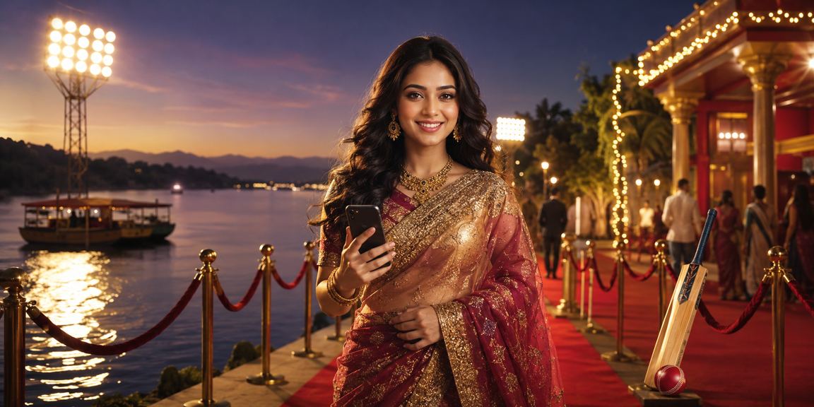 রাঙামাটিতে ক্রিকেট বেটিং করছেন শাড়ি পরিহিত একজন ব্যবহারকারী